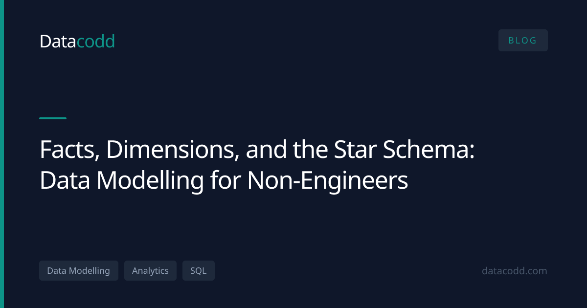 Facts, Dimensions, and the Star Schema: Data Modelling for Non ...